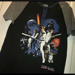 Dope VTG Star Wars Henley